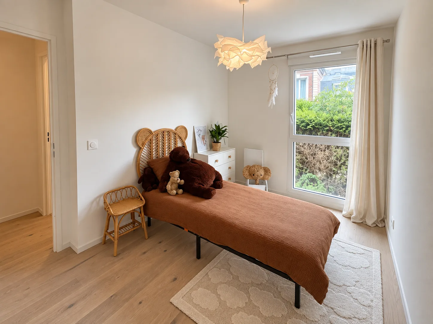 Appartement témoin du 22 Pouchet : chambre 2