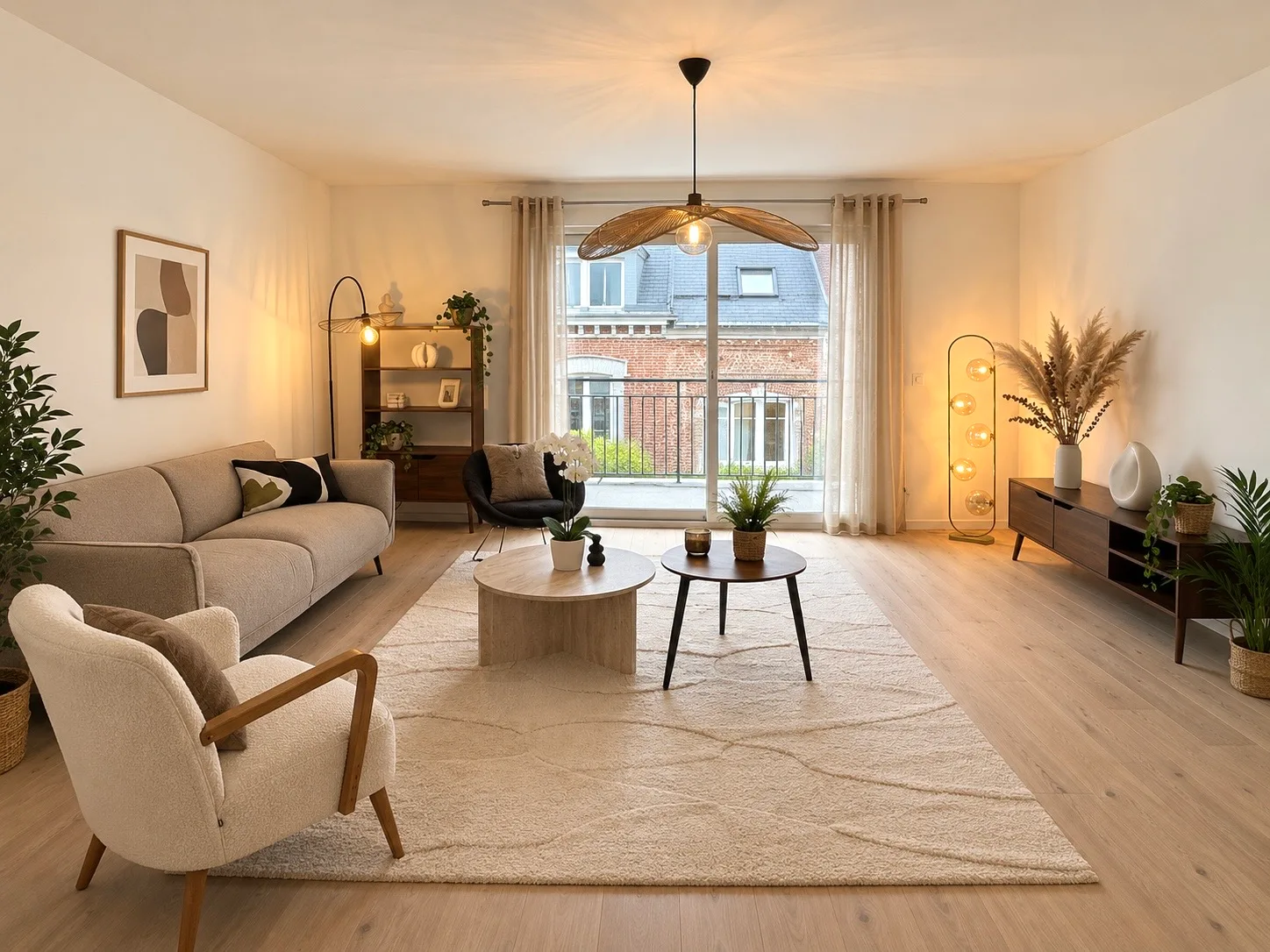 Appartement témoin du 22 Pouchet : salon
